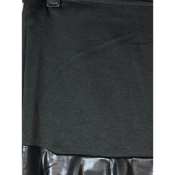 mezzanine skirt black fit flare polyester blend made in USA medium READ new - Picture 3 of 8